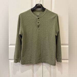 Men's L.L.Bean Vintage Waffle Knit Henley